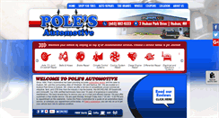 Desktop Screenshot of polesautomotive.com